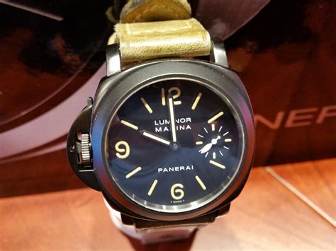 panerai luminor mancino|panerai luminor for sale.